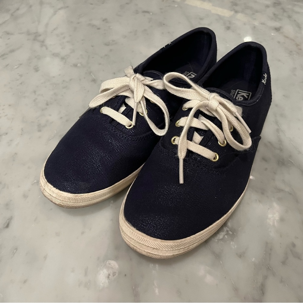Blue Shimmer Keds